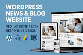 design and customize wordpress blog magazine and newspaper websites