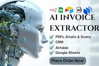 build ai invoice extractor agent, document automation, n8n workflow, gpt data