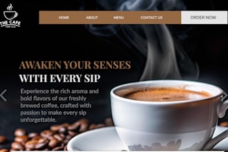design stunning web pages, landing pages, portfolio HTML CSS