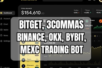 build bitget, 3commas, binance, okx, bybit, mexc trading bot