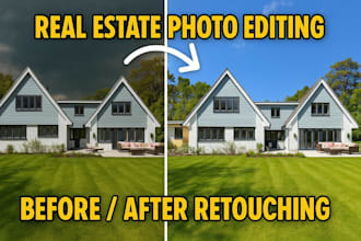 real estate photo editing retouching