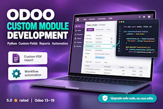 develop and customize odoo erp modules in python