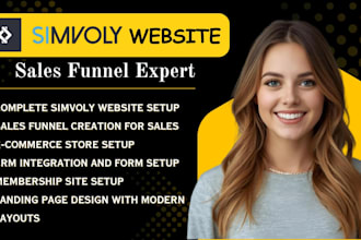 design simvoly websites and funnels