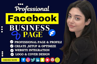 create and setup facebook business page