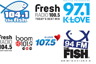 do viral music airplay and promotion on the fish, klove, fresh, USA radio
