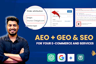 optimize your e commerce or service website with aeo, geo, and seo
