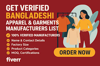 provide verified bangladeshi garments manufacturers list