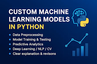 build custom machine learning models in python