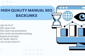 do high da manual SEO backlinks with a detailed report