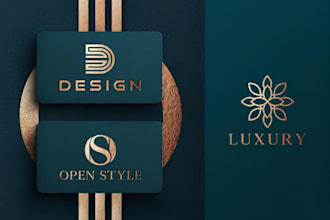 do modern brand logo design for your business