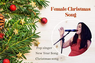 be your female pop singer  christmas song new year kids song
