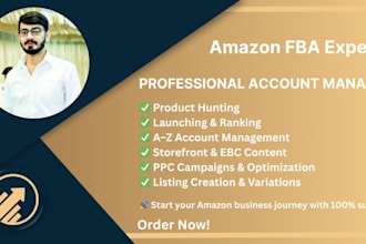 your amazon fba virtual assistant for amazon private label