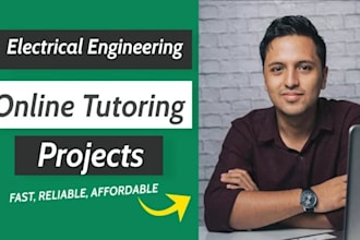 assist with electrical engineering assigned labs projects problem solving