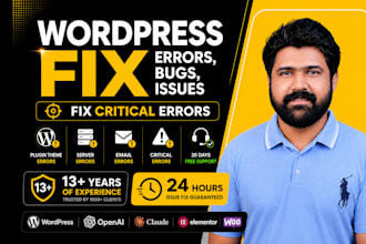fix wordpress bug, fix wordpress errors, fix wordpress errors bugs and plugin