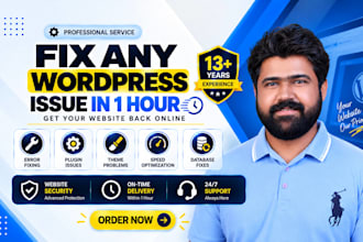 fix wordpress bug, fix wordpress issues, fix wordpress error, wordpress error