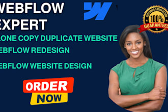 clone copy duplicate from wix wordpress squarespace website to webflow  website