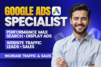 create google ads, performance max ad, traffic ad, sales ad