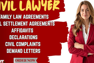 draft civil complaints, demand letters, and legal notices
