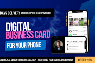 create a digital business card for your company