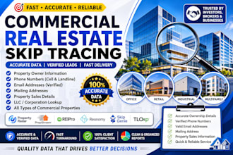 do real estate skip tracing for commercial properties
