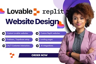 do lovable website design, replit website design, lovable ai, replit ai