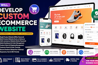 develop custom ecommerce website