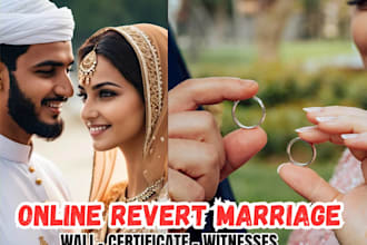 do nikah online seamlessly, quick and valid marriage certificate