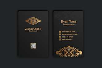 design a visiting card and business card for your brand