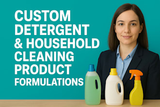 detergent and household cleaning product formulations
