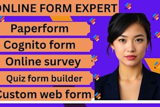 jotform, paperform, cognito form, api integration, quiz form, lead generation,