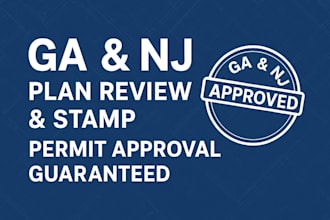 review and pe stamp georgia residential and commercial plan for permit approval
