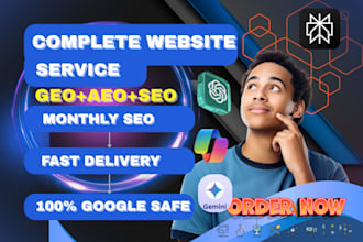 provide full SEO service with aeo GEO chatgpt ai and voice search geo