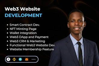 build web3 interactive website, nft website, nft landing page and website apps