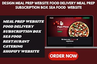 meal prep website food delivery seafood meal prep subscription box website