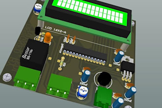 design custom pcb board schematic circuit pcb layout, gerber bom in altium kicad