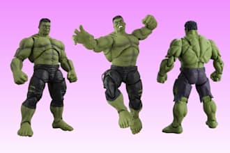 design custom articulated model bjd figure poseable toy character for 3d print