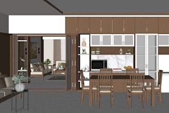 design 3d interior spaces in sketchup