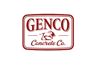 design concrete company branding logo