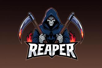 create awesome reaper logo with unlimited revision