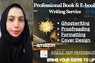 be your professional book and ebook ghostwriter