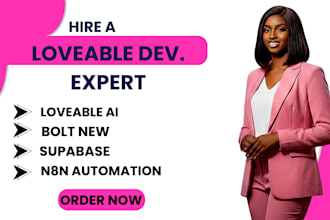 build lovable ai, lovable dev, lovable website with supabase
