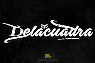 create a logo for vinyl album covers