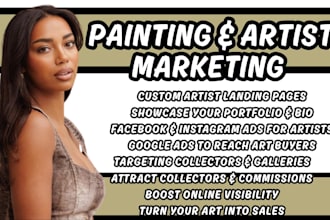 marketing for painters, artists and art studios to attract collectors and buyer