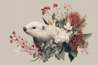 draw high quality animal, insect, and botanical art