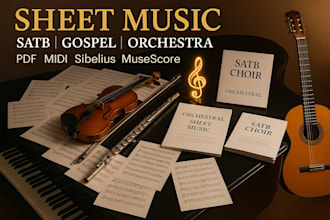 transcribe a professional sheet music  hammond lead vocal violin duet jazz lead