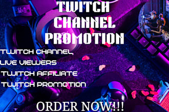 twitch promotion twitch livestreams to get real live viewers