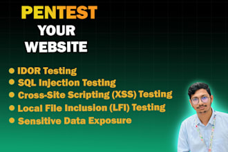 pentest your website for security weaknesses