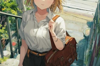 draw an ikemen style, handsome guy, original character anime