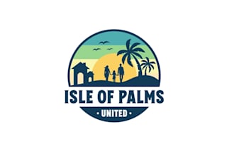 design awesome beach vacation logo
