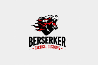 design berserker tactical customs logo